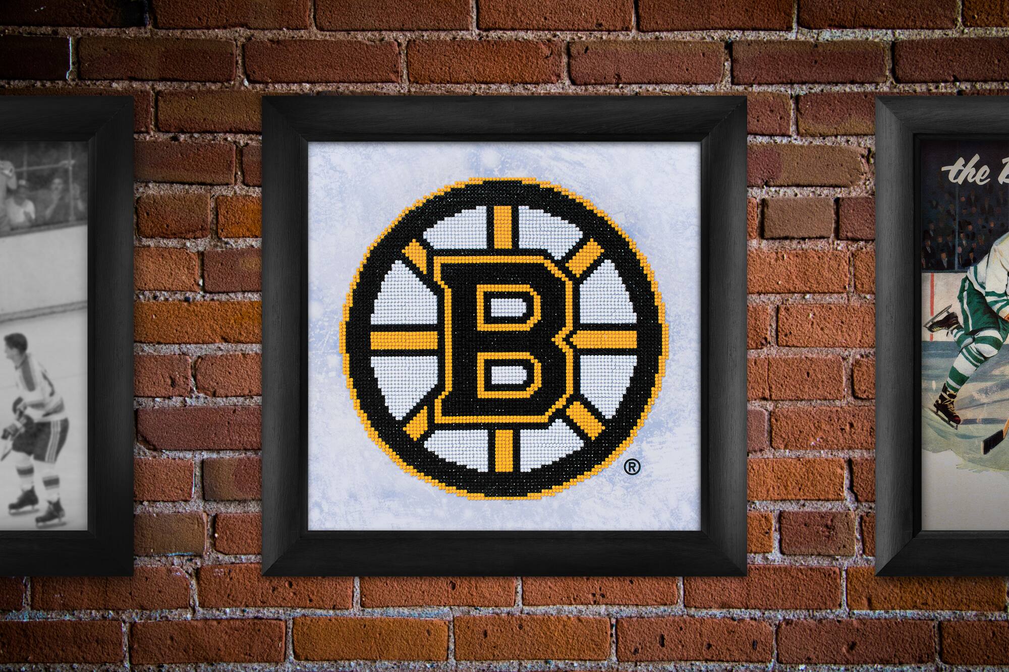 Camelot® Dots NHL Boston Bruins Diamond Painting Kit